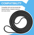WE12M29 WE03X29897 Dryer Belt Compatible with GE/Hotpoint - Replace for Dryer Drum Drive Belt WE12M22, 137292700,