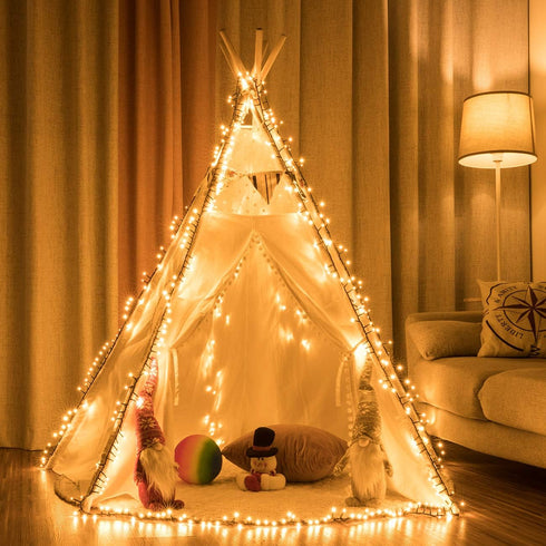 AWQ 500 49ft LED Christmas Cluster Lights String Lights Decoration for Home Garden Wedding Party Xmas Tree Bedroom
