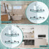 2 2-tier 9.25 Inches Crowye Pcs Corner Shower Shelf Glass Corner Shelf Stainless Steel Wall Mounted Bathroom Organizer