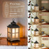 Decorative Candle Warmer Lantern with Timer, 2 in 1 Farmhouse Scented Wax Melt Warmer for Home Decor