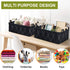 Small Collapsible Baskets, Fabric Storage Bin Organizer for Shelves, Dark Gray for Underwear, Socks, Baby Products