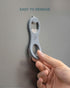 2 in 1 Magnetic Beer Bottle Opener for Refrigerator and RV, Soft Touch Silicone Surface Protects Fridge, Ideal Gift