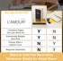 LAMOUR HOME DECOR Set 3 Decorative Books for Home Decor Decorative Hardcover Display Faux Books for Bookshelf Black