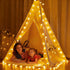 17 50 Star String Lights for Bedroom - Ft LED Fairy Christmas Lights Battery Operated, Indoor Outdoor Waterproof Star