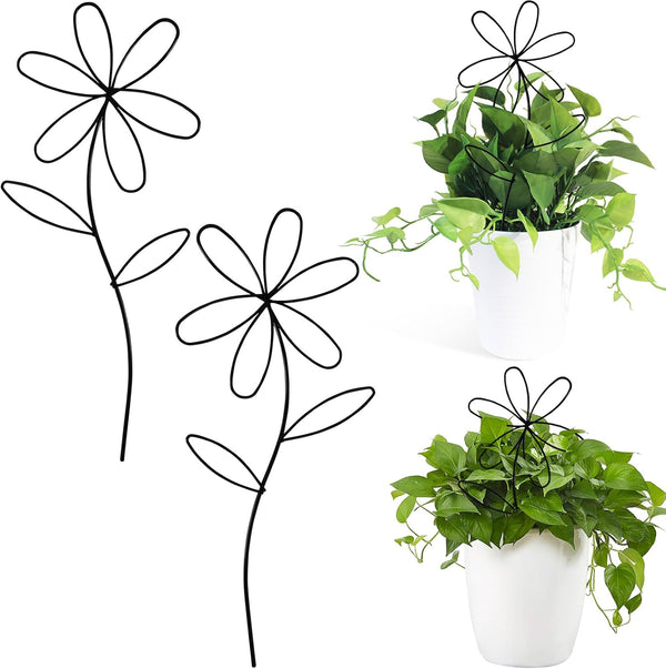 AEDOVE 2 Pcs Indoor Plant Trellis, Mini Garden Trellis for Potted Plants, Indoor
