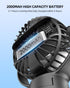 Mini Stroller Fan, Portable Battery Operated Clip on Fan with LED Display for Outdoor Travel