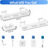 3 Pack Shower Caddy, Shelf for Inside Shower, Rustproof Aluminium Bath Organizers, No Drilling Shelves with Soap Holder