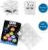 Light Up Ice Cubes - 12/24/60/96 Pack Multi Color LED Ice Cubes for Drinks, Waterproof Reusable for Parties