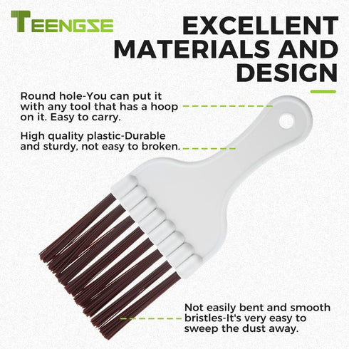Air Conditioning Brush Tool, Window Blind Cleaner Duster Brush, Steel AC Evaporator Comb, Radiator Condenser Fin Comb, FCR6 Fin Comb Tool for AC Evaporator Radiator by TEENGSE