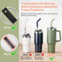Tomorotec 6PCS Silicone Tip Stainless Steel Straws for 40oz Stanley Tumblers with 2 Cleaning Brushes, 12" Long BPA-Free Healthy & Safe for Outdoor & Home Use, Enhances Drink Enjoyment (Morandi Colors) by Tomorotec