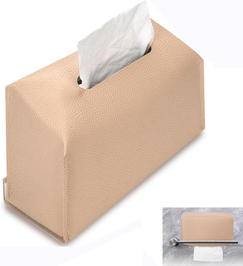 Choary Tissue Box Cover Holder Compatible with Kleenex Disposable Paper Hand Towels, Stylish
