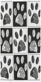 Wamika Large Hand Towels, Doodle Black White Dog Pattern, Ultra Soft, Highly Absorbent, 16x30 in, Multipurpose Bath