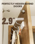AMADA HOMEFURNISHING Coat Rack Wall Mount, 2 Pack Wall Hooks for Coats and Hats - White