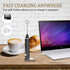 Rechargeable Electric Milk Frother, 3 Speeds Stainless Steel Whisk for Coffee, Cappuccino, Chocolate, Tea