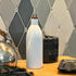 17 oz/500 ML Fox Run White Ceramic Oil Bottle, Olive Oil Dispenser With Pouring Spout and Cap