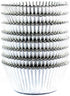 Eoonfirst Silver Foil Cupcake Case Liners, 198 Pcs Baking Muffin Paper Cups