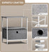 1-Drawer Closets, Sorbus Nightstand Shelf Storage - Bedside Furniture & End Table Chest Dresser with Steel Frame, Wood