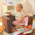 2-in-1 ALIMORDEN Toddler Couch Foldable Cuddly Chair, Soft Foam Chair Lightweight for Boys & Girls, Playroom or Living