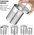 2 Pack Tea Infuser, Extra Fine Mesh Holes Tea Ball Strainers with Threaded Connection, 304 Stainless Steel Cooking