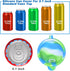 4 Pack Silicone Soda Can Cover Lids, Reusable Beverage Can Covers for Soda, Beer, Juice, Fits Standard Cans (ST-2)