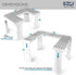 Expandable Under Sink Organizer and Storage I Bathroom Under the Sink Organizer Kitchen Under Sink Shelf I Cleaning