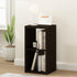 Furinno Cubicle Open Back Decorative Cube Storage Organizer - 2, Dark Oak