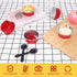 LNYZQUS 5oz Cupcake Pans Muffin Tins 100 Pack, Aluminum Foil Mini Cake Baking Cups with Dome Lids,Disposable Ramekins Cupcake Liners,Small Cake Mini Pie Baking Pan for Christmas -Red by LNYZQUS