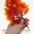 SUPVOX Mini Maple Tree Plant, Artificial Maple Tree Plastic Model, Miniature Figurine, 4pcs for Fairy Garden