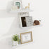 Floating Shelves for Wall, 16 inch Solid Wood Picture Ledge Shelf for