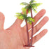 Amosfun 5Pcs Plastic Coconut Palm Model Trees, Artificial Trees, Miniature Plant for Cake Decorations