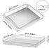 Stainless Steel Baking Tray Pan and Air Fryer Basket Compatible with Cuisinart Airfryer TOA-060 and TOA-065 and TOA-070 (with Cuisinart TOA-060 and TOA-065)