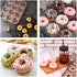 Beasea Nonstick Donut Baking Pans, 1 Pack 12 Cavity Carbon Steel Mini Donut Mold for Baking