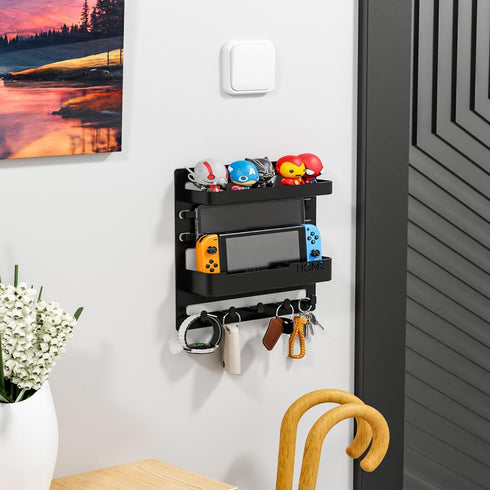 SuoXing Bedside Shelf Wall Mount and Wall Nightstand for Bedroom,Rv,Dorm Room,Bedside Wall Organizer for Phone
