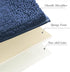 Non-Slip Bath Rug, Extra Soft Microfiber Shag Carpet, Fast Dry Shower Mat, Machine Washable (Navy Blue)