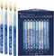 Rite Lite Premium Pack of 45 Chanukah Candles - Splash Blue and White for your Hanukkah Menorah