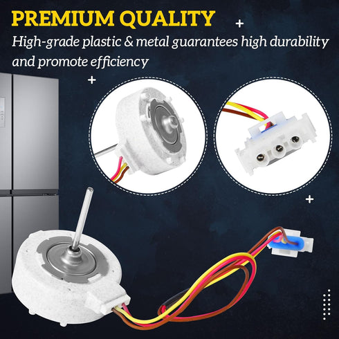 2024 Upgraded 809069201 AP6041795 Refrigerator Evaporator Fan Motor for Frigidaire, Kenmore, Electrolux