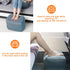 Miruchertter Inflatable Foot Rest Inflatable Travel Foot Rest Pillow Car Seat Footrest for Long Trips Inflatable Stool