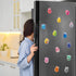 40 Pcs Face Emotional Feelings Funny Refrigerator Magnets, Cute Round Decorative Mood Magnets for Kitchen