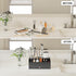 Hair Tool Organizer, Acrylic Blow Dryer Holder Stand for Straightener and Curling Storage, Bathroom Vanity Countertop