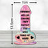 5.8in 2.8in) Friends Are Like Condoms (Multi-Coloured Marble Effect, Mdf Wood Small x - Birthday Gift for Female