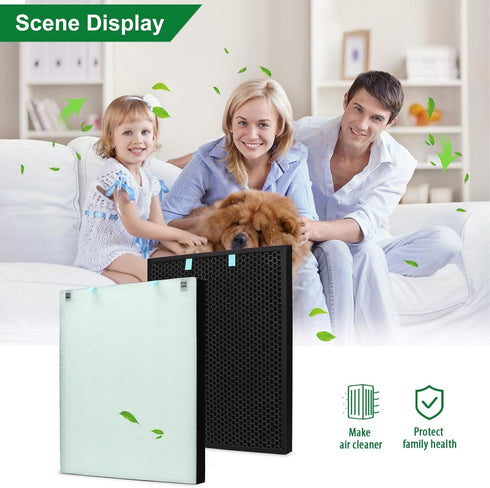 Air400 Replacement Filter Compatible for Bissell Air400, Compared to Part # 2521 and 2520