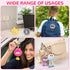 LiYiQ 30 Pcs Cute Plush Keychains Kawaii Keychain Bulk for Birthday Goodie Bags Pinata Toys Classroom Prizes Party