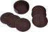 Set 6 Drink Coasters,PU Leather Bar Beer Beverage Coaster for Drinks of with Holder Coasters for Wooden Table Coffee