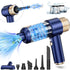 JONYJ Handheld Car Vacuum Cleaner, 16000PA Portable Cordless Vacuum, 2 in 1 Air Duster and Vacuum with LED Light,