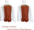 2 Pack Terracotta Cheesecloth Table Runners - 10Ft Rustic Gauze Decor for Bridal Baby Shower Birthday Party