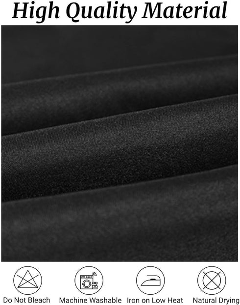 Fokitut 6 Pack Rectangle Tablecloth, 60x120 Inch Stain Resistant Polyester Table Cover for Kitchen Dining and Parties