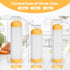 GouZaak 3pcs 24oz Inverted Condiment Squeeze Bottles, Leak-proof Refillable Sauce Container for All Types Liquid