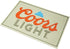 Coors Light Bar Mat - 18x12 inches, Non-Slip Rubber Backing, Perfect for Countertop Home Bar Coffee Maker Pet Bowl Compatible