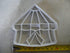 DETAILED CIRCUS TENT COOKIE CUTTER - White Plastic, Hand Wash Only, Made in USA