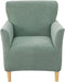 CRFATOP Stretch 1 Piece Chair Covers with Arms Jacquard Accent Chair Cover